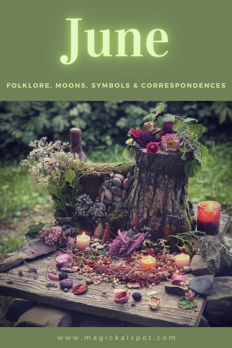 Step into the warmth of ☀️ June with 'Folklore, Moons, Symbols & Correspondences.' Celebrate the magic of Midsummer, the power of the Strawberry Moon, and the peak of light. 🌕🍓 Dive into the month's rich traditions, symbols of joy and protection, and the energies that foster love and growth. Ideal for those honoring the solstice and the full bloom of nature. Let June's radiant energy illuminate your path and practice. 🌺🔮 June Celebrations, Summer Solstice Ritual, Growth Spiritual, Celtic Druids, Strawberry Moon, Scotland Landscape, Green Witchcraft, Mojo Bags, Strawberry Moons