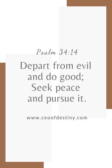 Seek Peace And Pursue It, Pursue Peace, Uplifting Bible Verses, Seek Peace, Bible Time, Bible Study Notes, Daily Meditation, Life Lesson, Inspirational Bible Verses