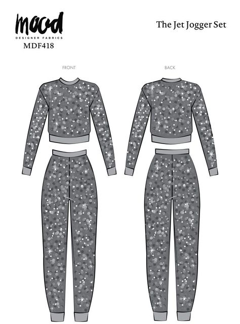 The Jet Jogger Set Free Sewing Pattern Diy Runway, Jogger Pattern, Swimwear Sewing Patterns, Sewing Patterns Free Beginner, Lingerie Patterns, Patterns For Sewing, Beginner Sewing Patterns, Swimsuit Pattern, Pants Sewing Pattern