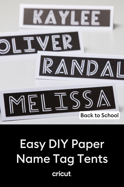 Create DIY name plates for your students this school year! Add a personal touch to their desk spaces with these easy DIY project ideas. Get back to school ready with Cricut. Desk Spaces, Teacher Projects, Create Name, Diy Project Ideas, Name Plates, Cricut Joy, Create Diy, Desk Space, Easy Diy Projects