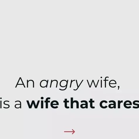 Brandon Doerksen on Instagram: "An angry wife is a wife that cares." Angry Wife, On Instagram, Instagram