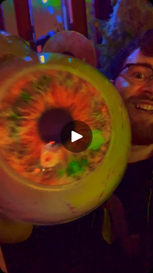 154K views · 33K reactions | How to make GIANT Eyeballs for Halloween! This DIY is so simple anyone can do it! Be sure to catch my videos on methods to create Medium and Actual-size Eyeballs that go with this one!

#Halloween #Halloween2024 #DIY #Eyes #Eyeball #HalloweenDecor #Spooky #Boo #🎃 #Fall #SpookySeason #HalloweenHowTo #Sculpture #Augtober #Summerween #Art #Artist #ArtistsOnInstagram #ArtistsOnPatreon | Brandon Hardy | brandon.hardy.art · Original audio Diy Halloween Eyeballs, Halloween Craft Treats, Horror Crafts, Halloween Havoc, Spooky Eyes, Dollar Store Halloween, Halloween Eyeballs, Halloween Eyes, Fun Halloween Decor