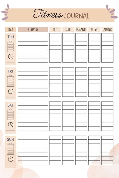 ♥This simple Fitness Planner Printable is designed for you to plan you Work Out by setting your Goals and Motovation. You can use it to track your activities as well as your water intake and before and after states. ♥You can also use the Succesess and Rewards sections to boost up your motivation for another week of training! ♥You can print it in 3 different sizes (A4, A5, US Letter) or fill it out digitally since PDF Fillable File is included.♥ Business Planner Printables, Exam Planner, Training Planner, Fitness Tracker Printable, Printable Workout, Study Planner Printable, Student Planner Printable, Fitness Planner Printable, Wellness Journal