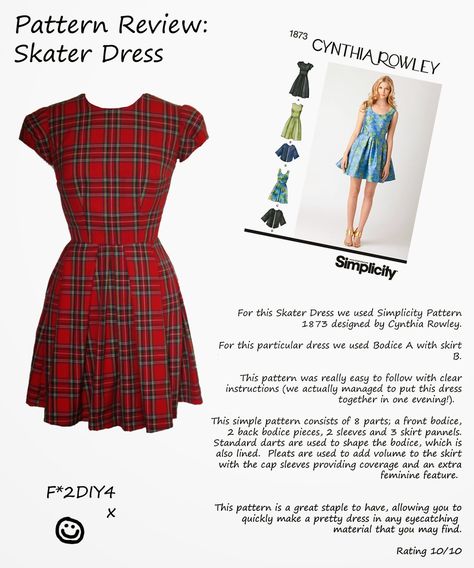 Fashion to DIY for: Pattern Review: Skater Dress Skater Dress Pattern Free, Dress Sleeves Pattern, Skater Dress Pattern, Skater Dresses Pattern, Dress Pattern Free, Diy Clothes Accessories, Dress Sleeves, Maxi Outfits, Upcycle Sewing