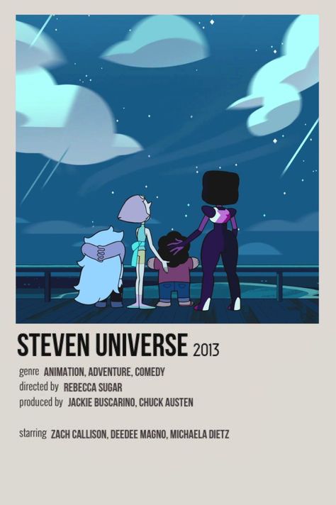 Steven Universe Minimalist Poster, Steven Universe Poster Vintage, Steven Universe Poster, Steven Universe Pictures, Animated Movie Posters, Steven Universe Movie, Steven Universe Drawing, American Cartoons, Music Poster Ideas