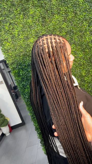 Nutless Braids Styles Long With Curls, Nutless Braids Styles, Nutless Braids, Medium Boho Knotless, Natural Hair Braid Styles, Bhaddie Hairstyle, Bday Hair, Cornrow Ponytail, Small Knotless