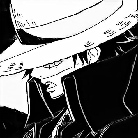 Manga Black And White, Luffy Icon, One Piece Pictures, Random Anime, One Piece Luffy, One Piece Manga, All Anime, Anime Shows, Avatar