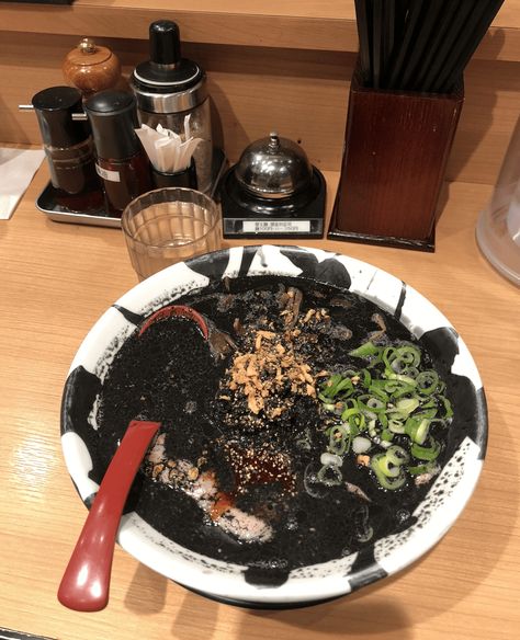 Black Ramen, The Colour, Japanese Food, Ramen, Japan, Canning, Black, Color