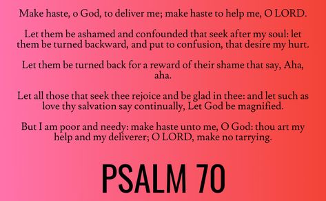 Let all those that seek thee rejoice and be glad in thee: and let such as love thy salvation say continually, Let God be magnified… Psalm 70 (KJV) Psalm 70 Kjv, Psalms 70, Psalm 70, Psalms Quotes, Bible Psalms, Prayers Of Encouragement, Birth Art, Thanksgiving Prayer, Abba Father