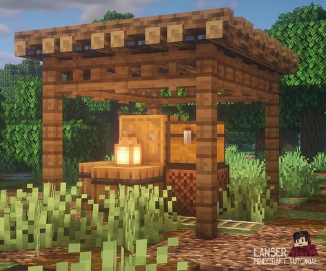 Minecraft Shed Ideas, Minecraft Medieval Village, Building Minecraft, Minecraft Storage, Minecraft Medieval House, Minecraft Wall, Minecraft Cottage, All Minecraft, Diy Minecraft