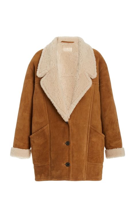 10 Stylish Shearling Coats To Keep You Warm From Now Until Spring School Moodboard, Lace Coat, Herringbone Coat, Boucle Coat, Quilted Parka, Silk Coat, Sleek Dress, Longline Coat, Sheep Skin