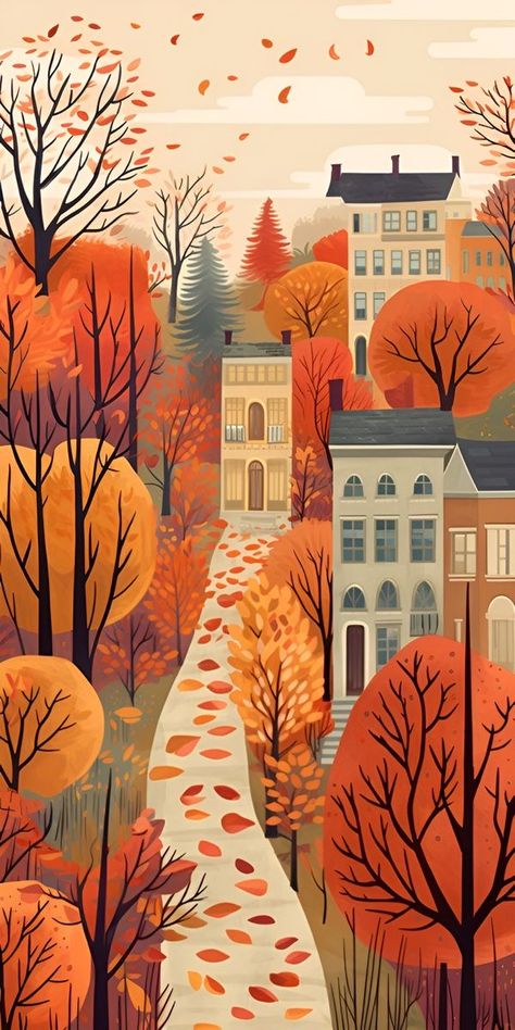 November Autumn Aesthetic, November Phone Background, Aesthetic Thanksgiving, Thanksgiving Aesthetic, Helloween Wallpaper, Folding Ideas, Whimsical Art Paintings, Thanksgiving Wallpaper, Hello October