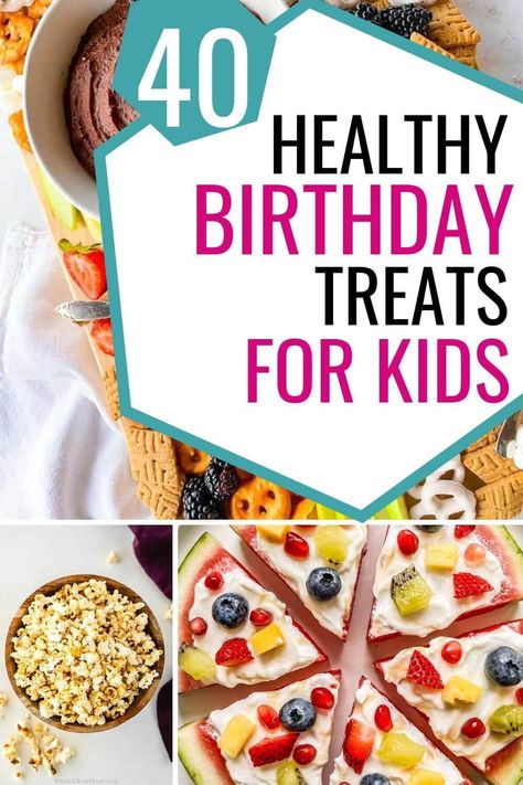 Birthday Treats For Kids, Healthy Birthday Snacks, Kids Birthday Party Snacks, Event Snacks, Party Food For Toddlers, Birthday Party Meals, Healthy Birthday Treats, Healthy Kids Party Food, Kids Birthday Snacks