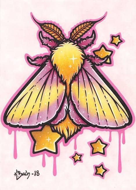 Maple Moth, Moth Drawing, Rosy Maple Moth, Cute Moth, Moth Art, Moth Tattoo, Insect Art, Cute Doodles Drawings, Brown Art