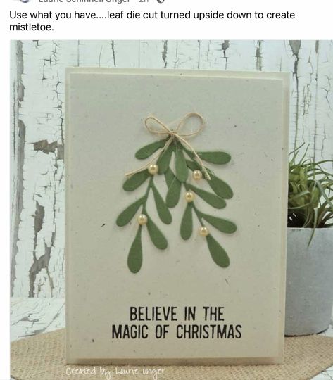 Mistletoe Cards Christmas, How To Make Stencils, Card Photography, Hand Stamped Cards, Christmas Makes, Christmas Cards To Make, Glitter Cards, Christmas Floral, Christmas Cards Handmade