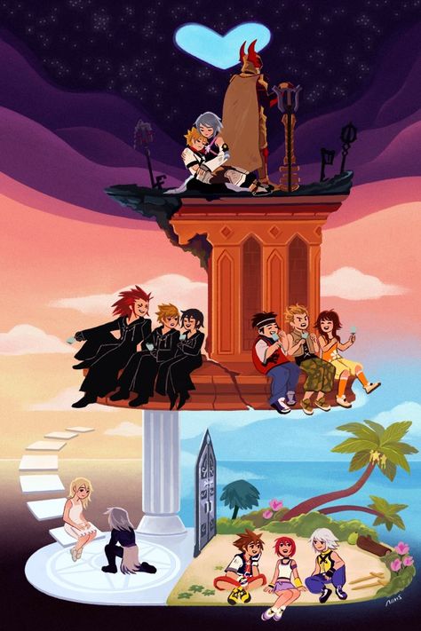 Kingdom Hearts Namine, Axel Kingdom Hearts, Kingdom Hearts 2, Kingdom Hearts Wallpaper, Kingdom Hearts Games, Kingdom Hearts Fanart, Sora Kingdom Hearts, Disney Kingdom, Kingdom Hearts Art