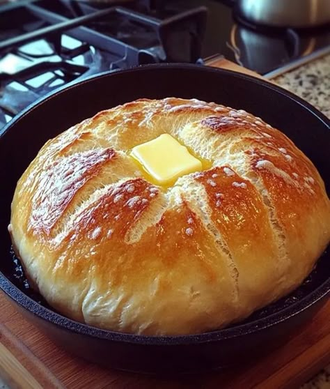 No-Oven Stovetop Bread | Homemade Recipes No Bake Bread, Stove Top Bread, Stovetop Bread, Stove Top Bread Recipe, Traditional Bread Recipe, Indian Fry Bread, Pain Naan, Skillet Bread, Bread Recipes Easy