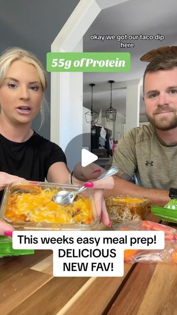 No Prep Healthy Lunch, Simple Protein Meal Prep, Healthy Meals That Fill You Up, Healthy Lunch Ideas For Husband, High Protein Daily Meals, Small Meal Prep Ideas, High Protein Meal Prep Snacks, Meal Prep High Protein Lunch, High Protein Soups Low Carb Healthy