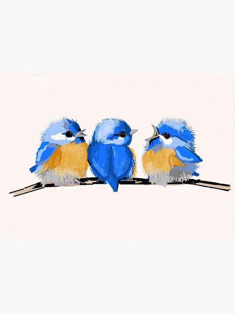 Bluebird Watercolor, Blue Bird Of Happiness, Bluebird Painting, Hand Painted Birdhouses, Blue Bird Art, Tattoo Mini, Name Paintings, Learn Watercolor Painting, Diy Watercolor Painting