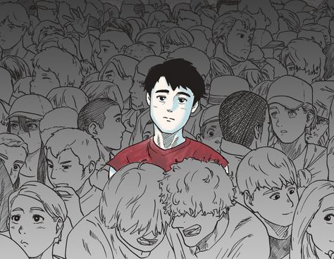 Alone In The Crowd by iChrisostomo on DeviantArt Alone In Crowd, Nihilism Art, Existentialism Art, Surrealism Paintings, Crowd Drawing, Carpet Ideas 2023, Arte Wallpaper, Animation Drawing Sketches, Disney Character Drawing