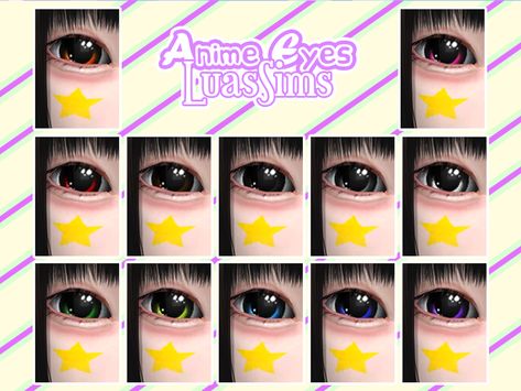 The Sims Resource - Anime Eyes (Eyes 004) Sims 4 Cc Eyes, Anime Lips, Sims 4 Tsr, The Sims 4 Skin, Makeup Cc, Sims 4 Anime, Sims 4 Cc Makeup, Sims 4 Mm Cc, Sims 4 Body Mods