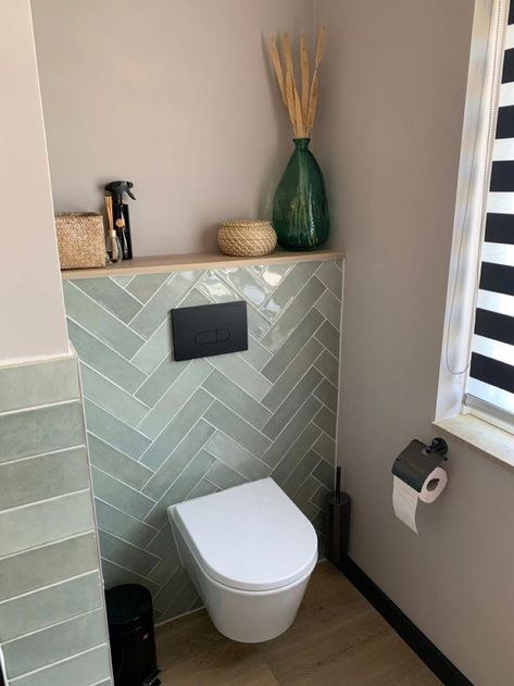 Home decorating ideas#Bathroom design #Bathroom remodel ideas#bathroom decor #bathroomdesign #bathrooms #bathroomdesignideas #bathroominstallation Mini Bathroom Ideas, Small Downstairs Toilet, Mini Bathroom, Toilet Room Decor, Small Toilet Room, Toilet Room, Bad Inspiration, Bathroom Redesign, Small Toilet