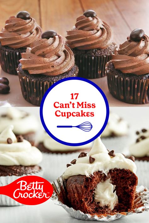 Craving Chocolate, Betty Crocker Recipes, Gimme Some Oven, Cupcake Recipes Chocolate, Duncan Hines, Cupcakes Ideas, Mini Treats, Cupcakes Recipes, Chocolate Craving