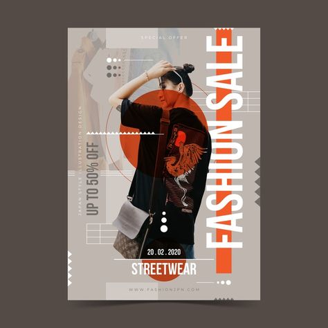 Fashion sale template concept | Free Vector #Freepik #freevector #poster #sale #template #fashion Fashion Layout Design, Offer Post Design, Fashion Sale Poster, Catalog Fashion, Product Banner, Poster Sale, Fashion Sale Banner, Summer Sale Banner, Poster Magazine