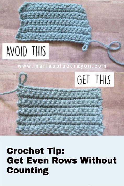 Super Easy Crochet Patterns Free, Diy Beginner Crochet Projects, How To Crochet Rows For Beginners, How To Turn At End Of Crochet Row, How To Count Hdc Rows, Simple Single Crochet Projects, Counting Stitches In Crochet, Super Simple Crochet Blanket, How To Keep Crochet Rows Even