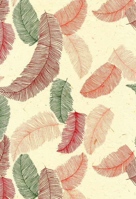 5 sheets Feather Pattern textured Indian Screen Printed Paper paper - approx A4 Wall Paper Iphone, Paper Iphone, Feather Pattern, Arte Sketchbook, Pretty Patterns, Pattern Illustration, Textile Patterns, Textile Prints, Surface Pattern