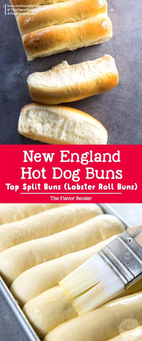 Hot Dog Buns Homemade, Hot Dog Rolls Recipe, Hot Dog Bun Recipe, Hot Dog Buns Recipe, Homemade Hot Dogs, Hot Dog Rolls, Pembuat Roti, Best Bread Recipe, Lobster Recipes