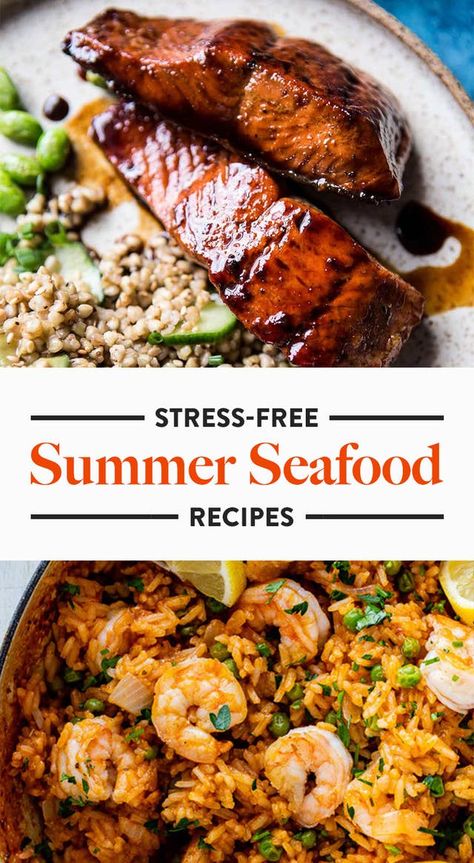 Easy Paella, Summer Seafood Recipes, Lobster Dishes, Fish Recipes Baked, Recipes Seafood, Delicious Seafood Recipes, Healthiest Seafood, Easy Seafood, Shellfish Recipes