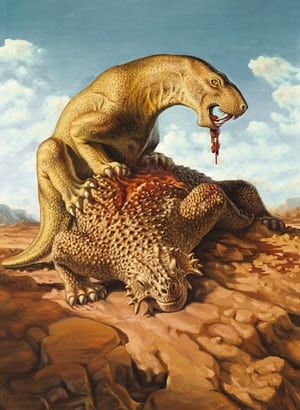 Artists who paint dinosaurs - and how it has changed through history. Dinosaur History, Prehistoric Animals Dinosaurs, Dino Art, Prehistoric Wildlife, Dinosaur Illustration, Strange History, Prehistoric World, Ancient Animals, Prehistoric Art