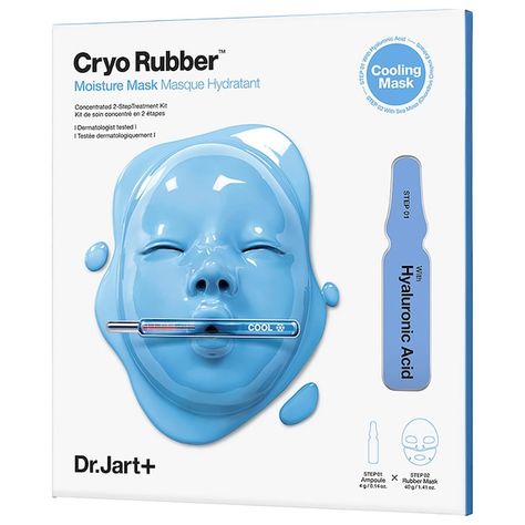 Dr Jart Mask, Rubber Face Mask, Sephora Face Mask, Face Mask Aesthetic, Sephora Skin Care, Blue Face Mask, Dr Jart, Best Masks, Mascara Facial