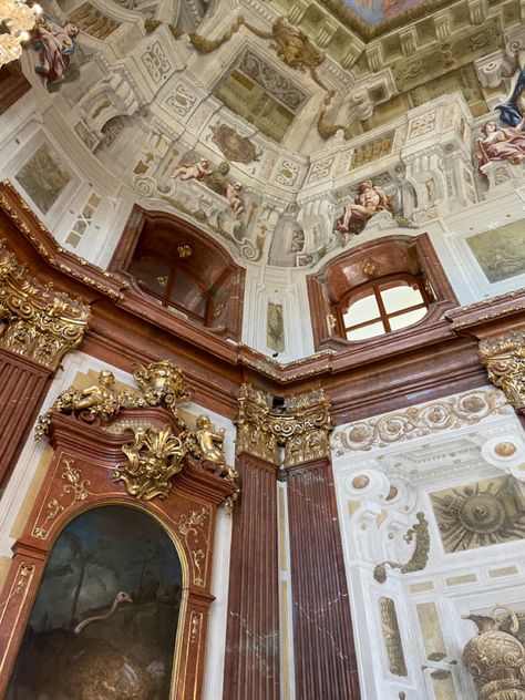 Pretty interior, belvedere museum, vienna, museum ceiling Belvedere Museum Vienna, Museum Ceiling, Vienna Museum, Opera Theatre, 2024 Manifestation, Museum Interior, Rococo, Travel Ideas, Vienna