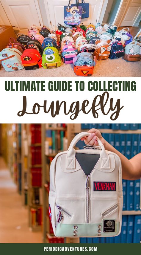 Disney Parks Loungefly Backpack, Mini Backpack Storage Ideas, Loungefly Bag Storage, Disney Backpack Outfit, Loungefly Disney Backpack Collection, Rare Loungefly Bags, Disney Backpack Loungefly, Loungefly Backpack Storage, How To Display Loungefly Backpacks