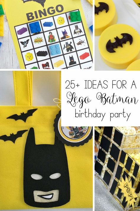 Get inspired by these Lego Batman birthday party ideas. Lego Batman Party Decorations, Batman Party Games, Lego Batman Birthday Party, Batman Party Decorations, Batman Themed Birthday Party, Lego Batman Birthday, Batman Theme, Birthday Party Games For Kids, Disney Cars Birthday