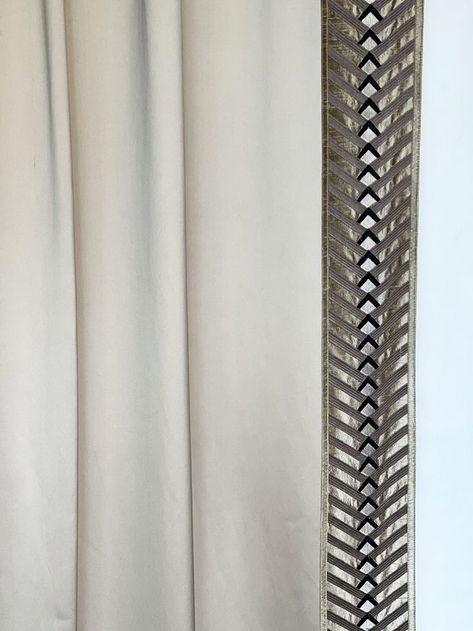 Borders and Trims Curtain Border, Silk Design, Trim Design, Border Designs, Twin Towers, Border Design, Curtains With Blinds, Accent Pieces, Lattice