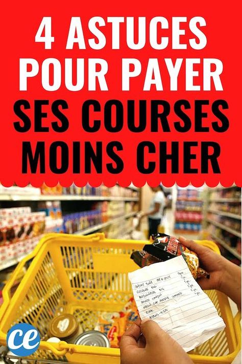 Comment économiser sur les courses ? Voici 4 astuces pour dépenser moins sur son budget courses au supermarché. Ces conseils vont vous permettre de dépenser moins tout en consommant mieux au quotidien et en dépensant moins. Budget Courses, Budgeting, How To Plan, Organisation