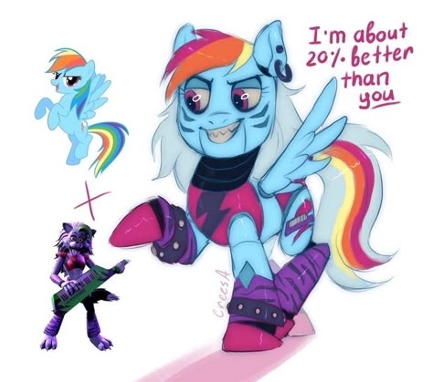 Oc With Wings, Mlp Fnaf, Video Game Crossover, Roxanne Wolf, Animatronic Fnaf, Mlp Fan Art, My Little Pony Comic, Multicolored Hair, My Lil Pony