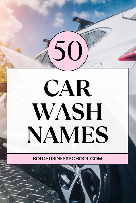 Ever thought of turning your love for cars into a mobile car wash business? Here are some tips as well as 50 car wash names you can use. Car Detailing Business Name Ideas, Car Detailing Name Ideas, Car Wash Business Ideas, Car Wash Ideas, Carwash Ideas, Car Detailing Business, Car Wash Sign, Car Wash Company, Best Pressure Washer