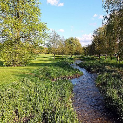 Gadebridge Park, Hemel Hempstead, Hertfordshire, England -- This is actually the wallpaper on my desktop (just slightly edited for sizing). :-) ~*~ Hertfordshire England, Leighton Buzzard, Hemel Hempstead, 1970s Childhood, Country Walk, Beautiful Sights, Travel Stuff, Archaeological Site, Play Area