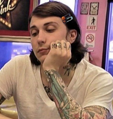 Frank Iero, To The End, A Man, So Cute, The End, Drive, Tattoos