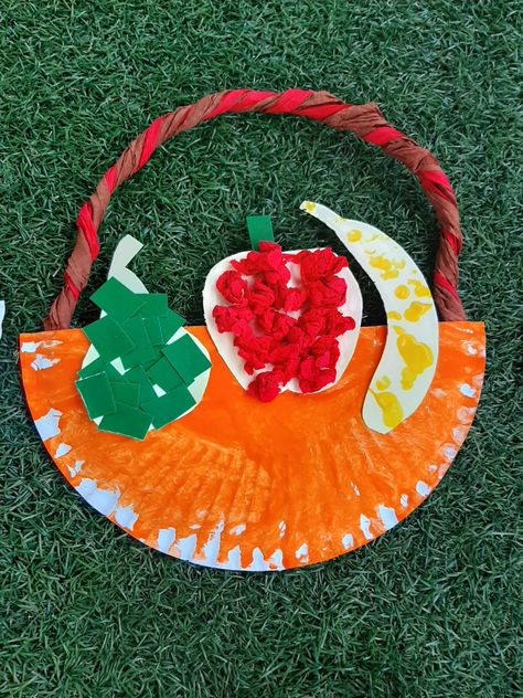 Food Crafts For Preschool, Food And Nutrition Crafts For Toddlers, Farmers Market Crafts For Preschoolers, Fruits Arts And Crafts For Kids, Fruit Art And Craft For Preschool, Vegetable Crafts For Toddlers, Fruit Activities For Toddlers, Fruit Activities For Preschool, Fruits Activities For Preschool