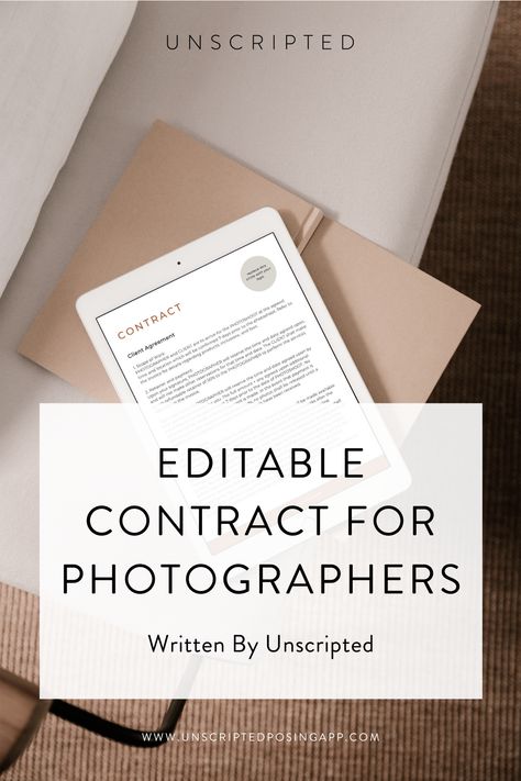 Contract Template Free Printable, Photography Contract Template, Photographers Contract, Wedding Photography Contract Template, Tools Photography, Wedding Photography Contract, Fashion Website Design, Email Marketing Templates, Photography Marketing Templates