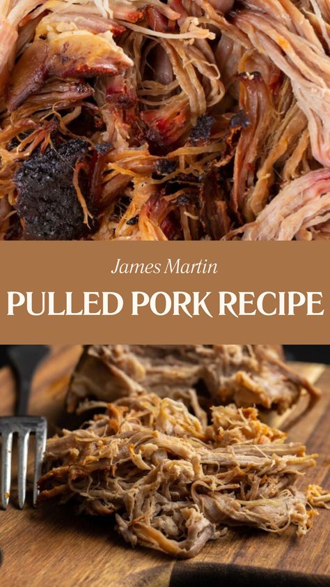 James Martin Pulled Pork Recipe James Martin Recipes, James Martin, Shredded Pork, Pulled Pork Recipes, Bbq Pulled Pork, Grilled Pork, Thanksgiving Dinner, Bbq Recipes, Pulled Pork