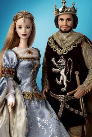 Historical Barbies: Warning Shallow Post! - Beachcombing's Bizarre History Blog Queen Guinevere, Celebrity Barbie Dolls, Ken Barbie Doll, Barbie Halloween, Barbie Collector Dolls, Barbie Dress Fashion, Barbie Life, Barbie Vintage, Barbie Princess