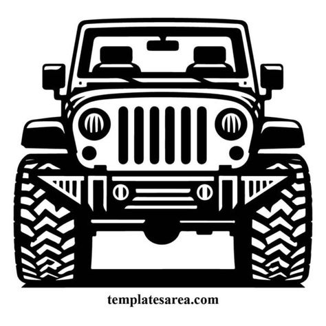 Off-Road Jeep Design SVG Cut File for Cricut Jeep Design, Jeep Images, Jeep Art, Jeep Decals, Lifted Jeep, Offroad Jeep, Silhouette Images, Jeep 4x4, Jeep Girl