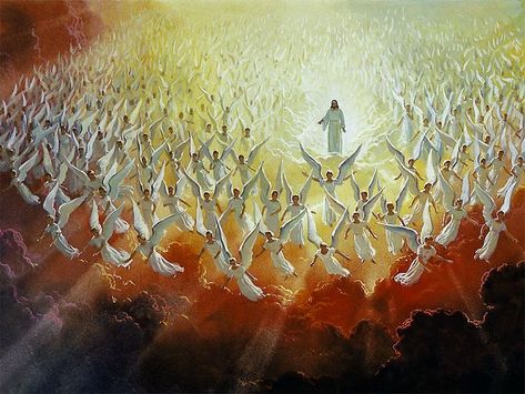 The CELESTIAL ORDER of the UNIVERSE - (Part 3) - The Princes & Archangels - Ministering Spirits & Angelic Guardians God Of Angel Armies, Panna Marie, Angel Spirit, I Believe In Angels, Prophetic Art, Ange Demon, Jesus Is Coming, Angels Among Us, Angels In Heaven