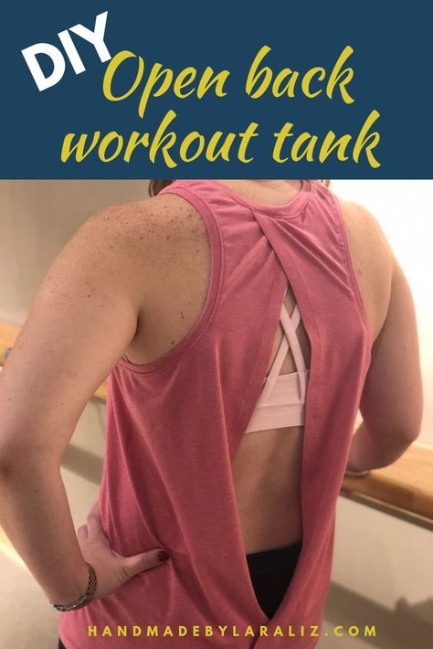 Work out approved. This DIY tank is on trend active wear you can sew yourself. I'm on the search for the perfect tank and leggings for my Pilates. Sewing  your own workout gear makes it so you can fit your own body. See how this tank compares to other patterns I've sewn up. Handmade by Lara Liz #activewear #diy #sewing #diyworkoutgear Diy Activewear, Diy Workout Shirt, Sewing Activewear, Tank Top Sewing Pattern, Diy Workout, Fitness Fashion Outfits, Diy Tank, Diy Tops, Make Your Own Clothes